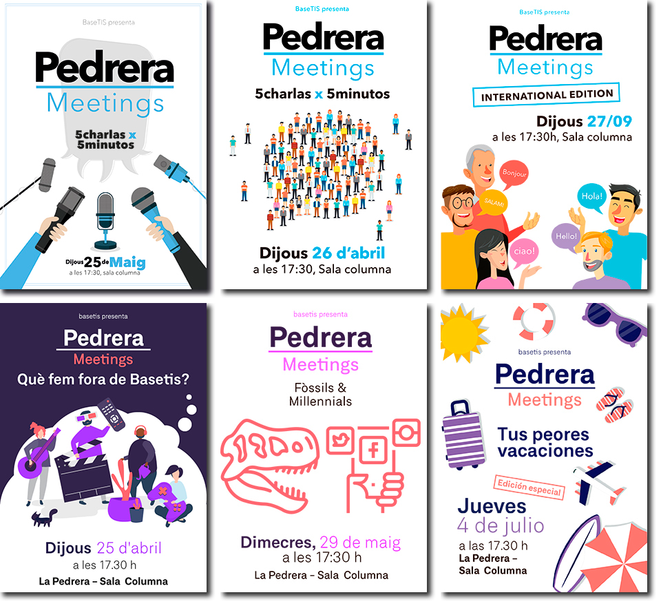 Cartells dels Pedrera Meetings