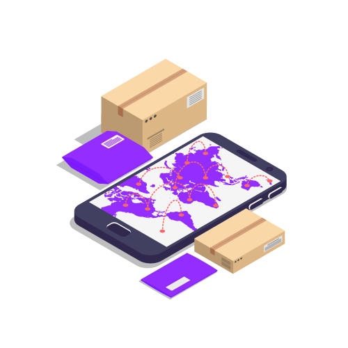 página e-commerce haciendo envíos a todo el mundo